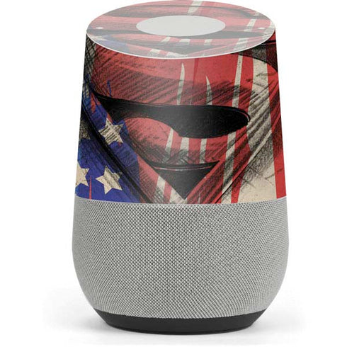 DC Comics Superman Crest Google Home Skin